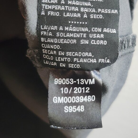 Harley-Davidson Sleeveless Shirt Mens XL Gray Frayed Denim Vest Biker 99053-13VM - Picture 8 of 13